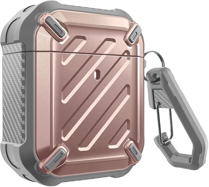 جراب SUPCASE [Unicorn Beetle Pro Series] مصممة لـ AirPods، جراب واقي قوي للجسم بالكامل متوافقة مع Apple AirPods الجيل الأول/الثاني