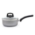 Celar Aluminium Saucepan with Lid – 18 cm, Grey, Non-Stick, Soft Touch Handle