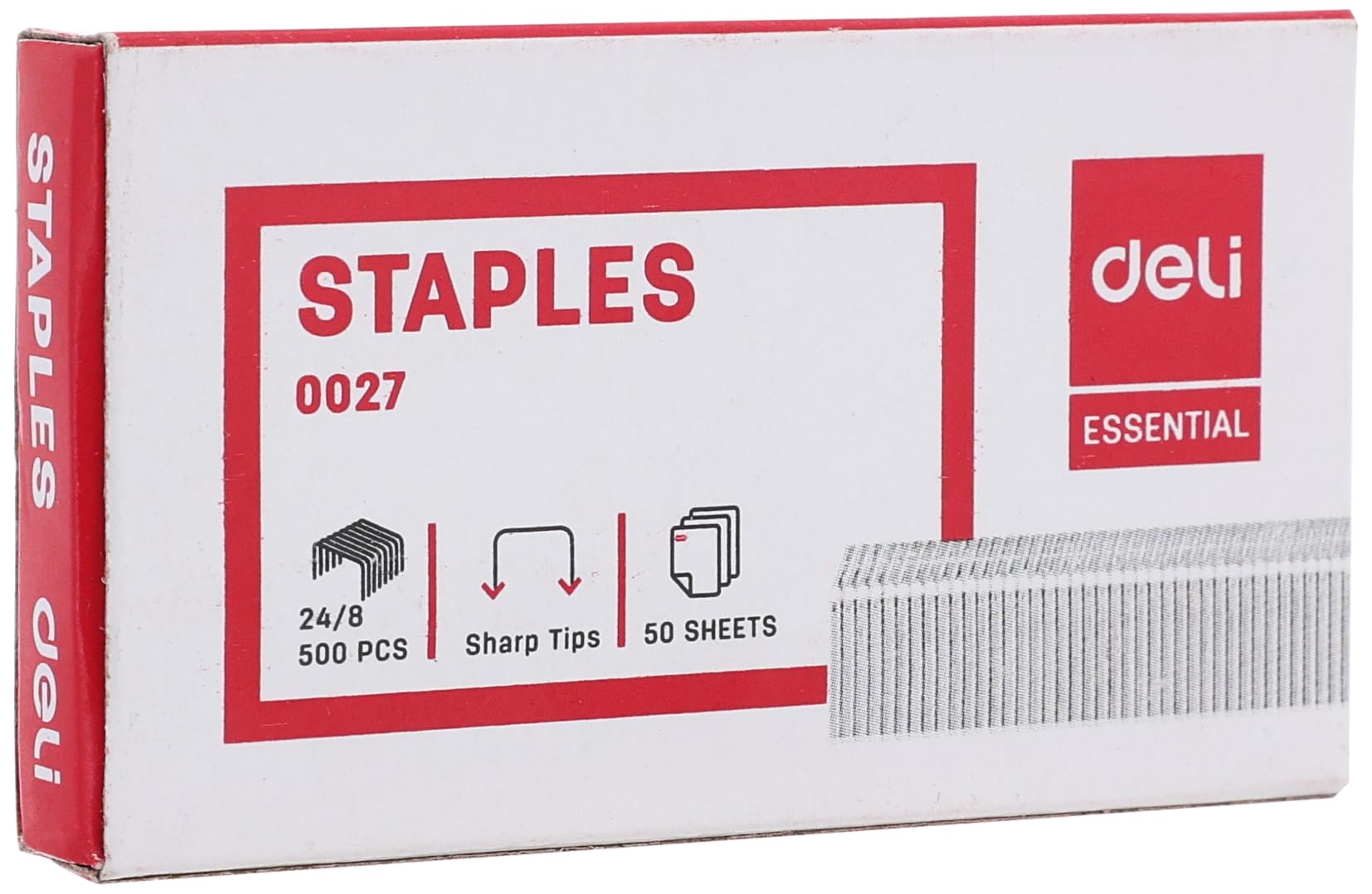 Deli 0027 staples - 500 pieces
