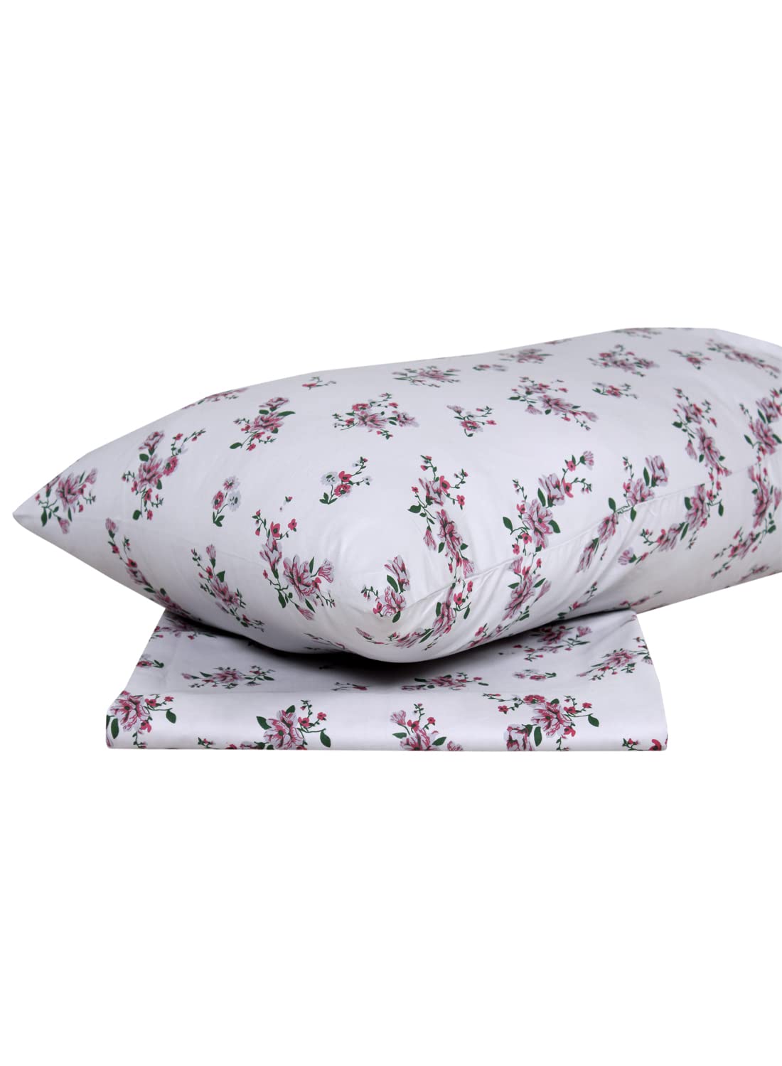 طقم ملاية سرير مفرد من هوم تاون مع كيس وسادة 