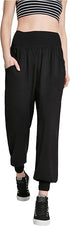 Urban Classics Women Pants Black Casual Trousers