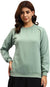 Styleville.in Women Sweatshirt Mint Green Soft Casual Warm Wear