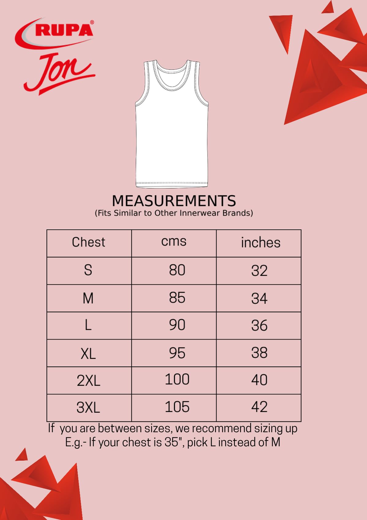 Rupa Men’s Cotton Top – Breathable & Comfortable Daily Essential