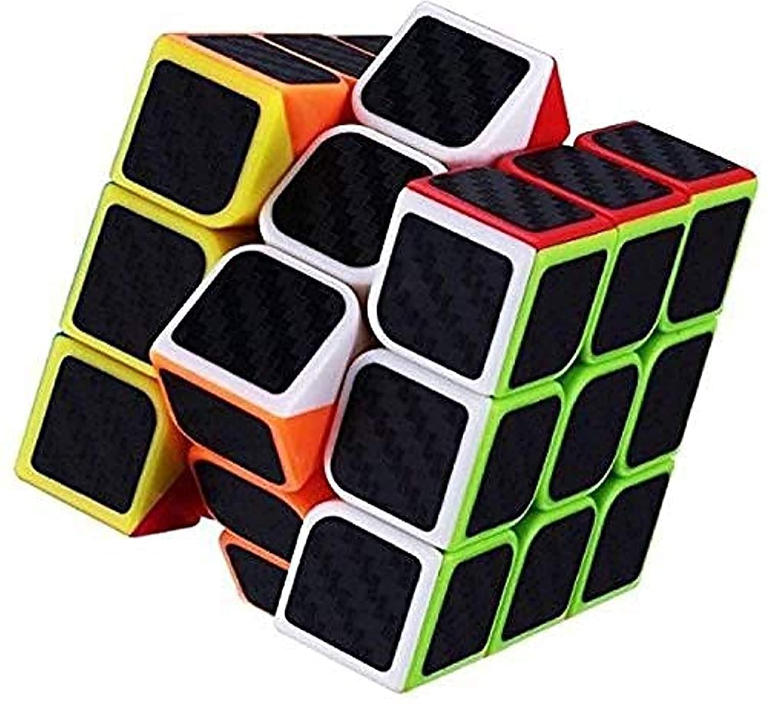 Adichai layered Magic Cube For kids , Size 3x3 ,‎Multi Color - Safqqa