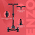 Baybee Enzo 3-Wheel Kids Scooter – Foldable with LED Wheels