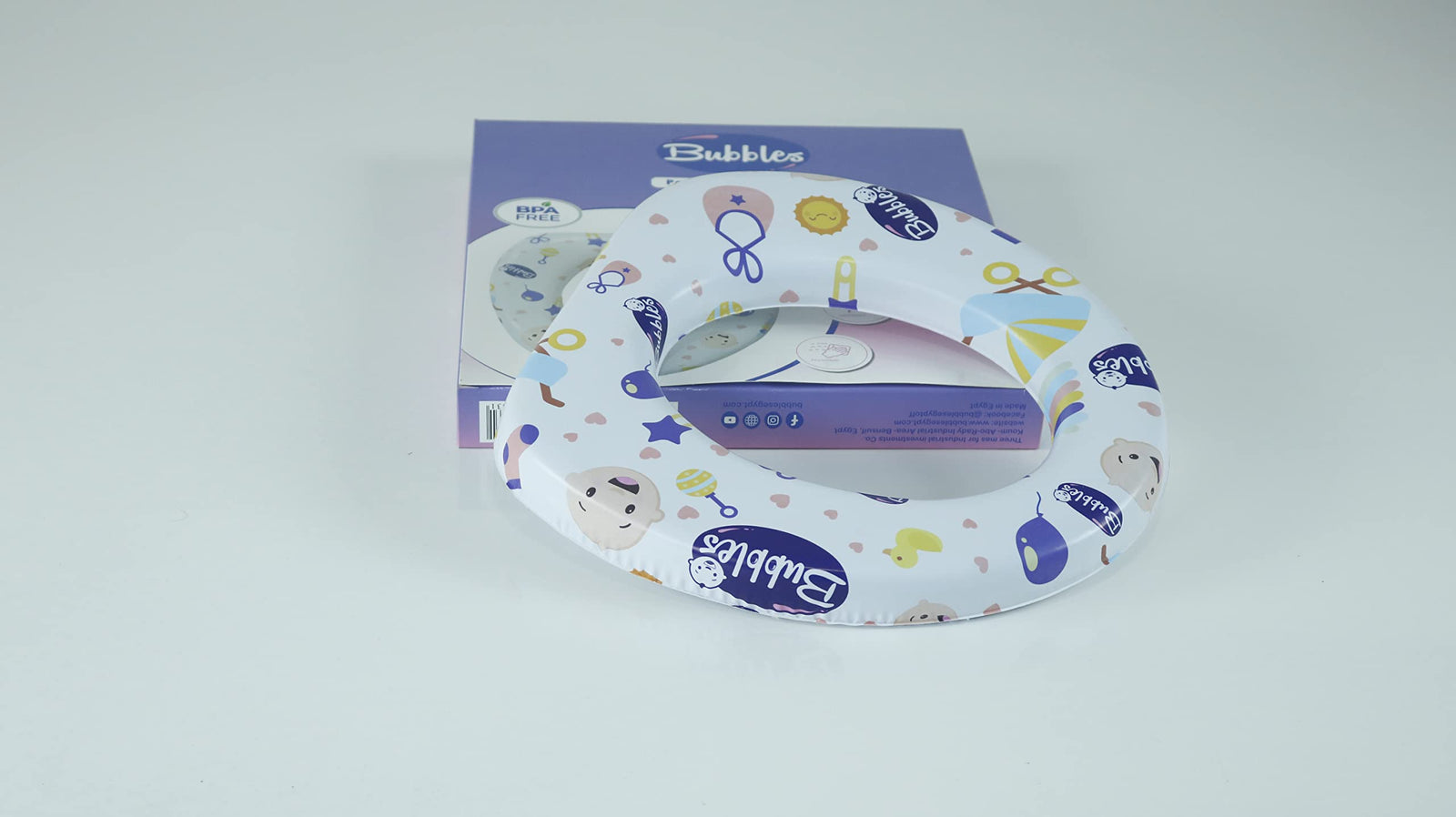 Bubbles Baby Toilet Potty Without Hand - Safqqa Egypt