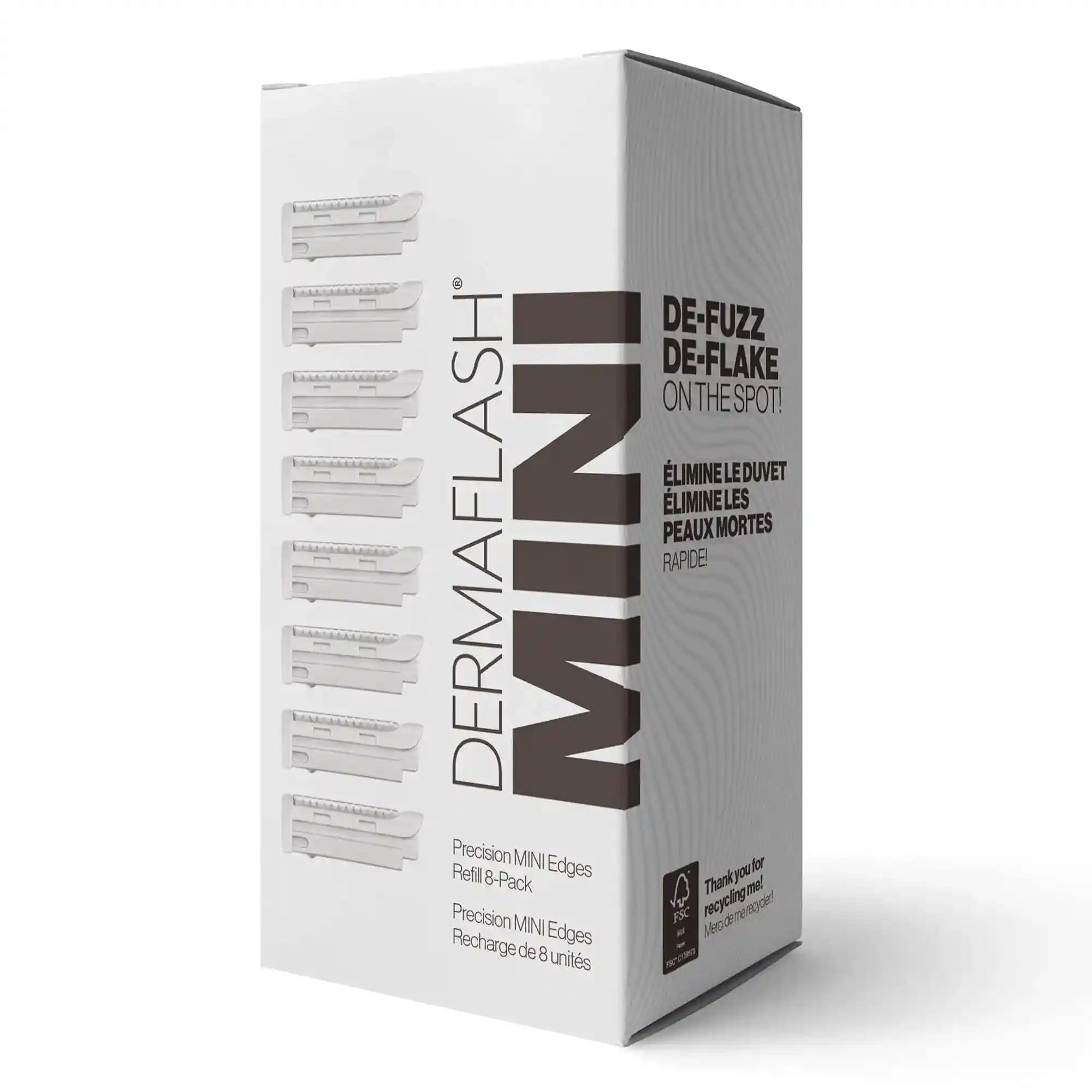 DERMAFLASH Precision MINI Edges Refill (8 قطع) للحفاظ على أداء جهاز DERMAFLASH الخاص بك بأفضل شكل، مع ضمان تقشير دقيق وفعّال.