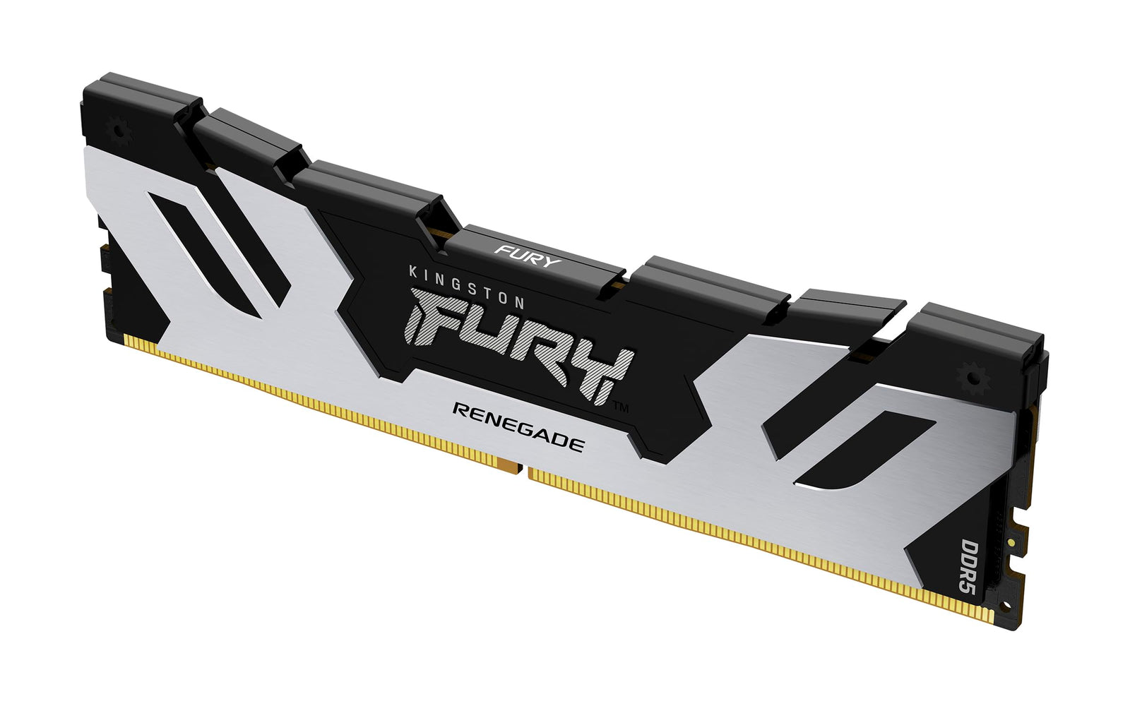 Kingston Fury Renegade DDR5 Silver 16GB 6000MT/s DDR5 CL32 DIMM Desktop Gaming Memory Single Module - KF560C32RS-16