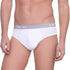 Dice Men's Contrast Elastic Waist Solid Briefs