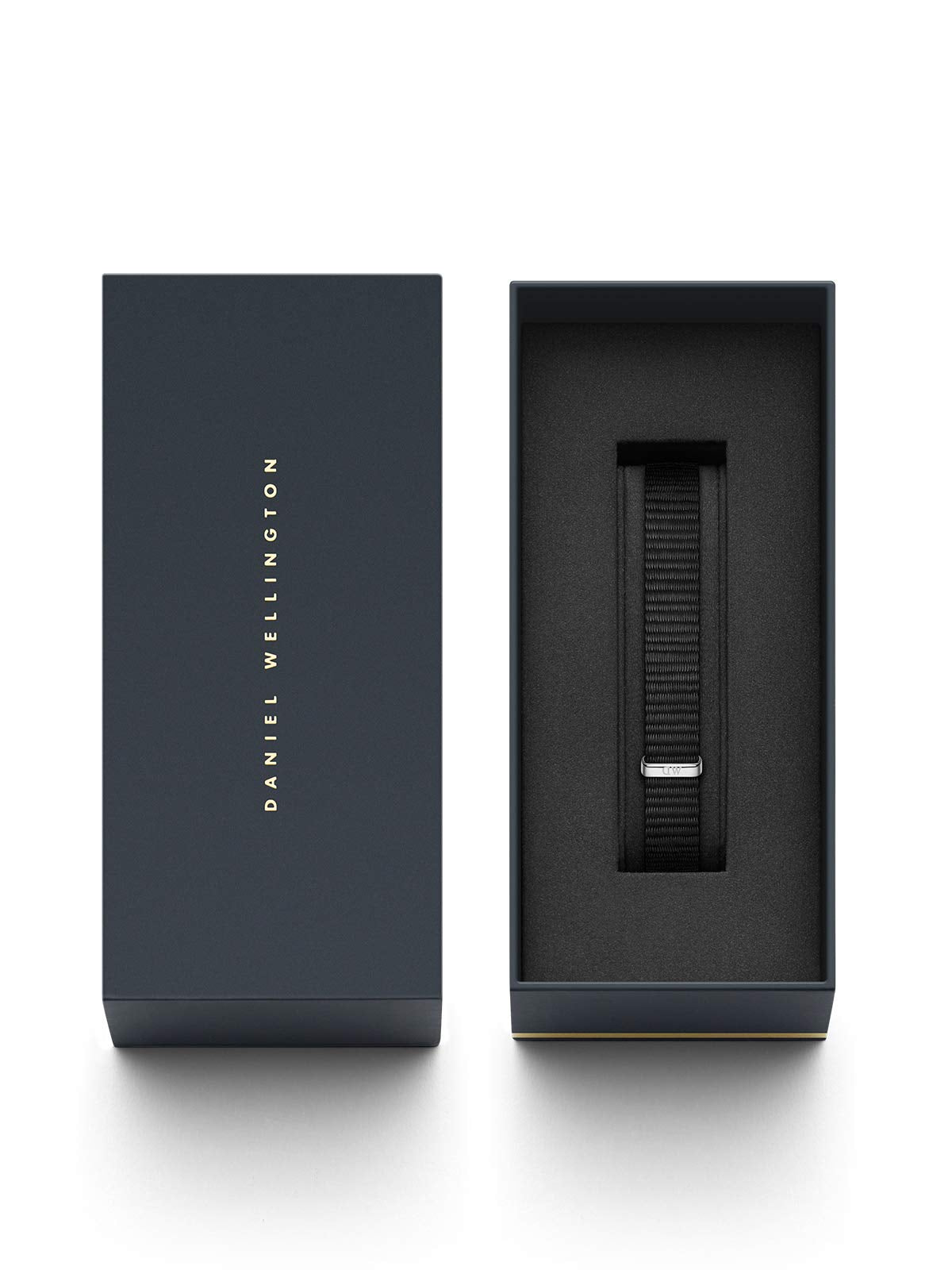 Daniel Wellington Petite Cornwall Polyester Unisex Watch Band - Black