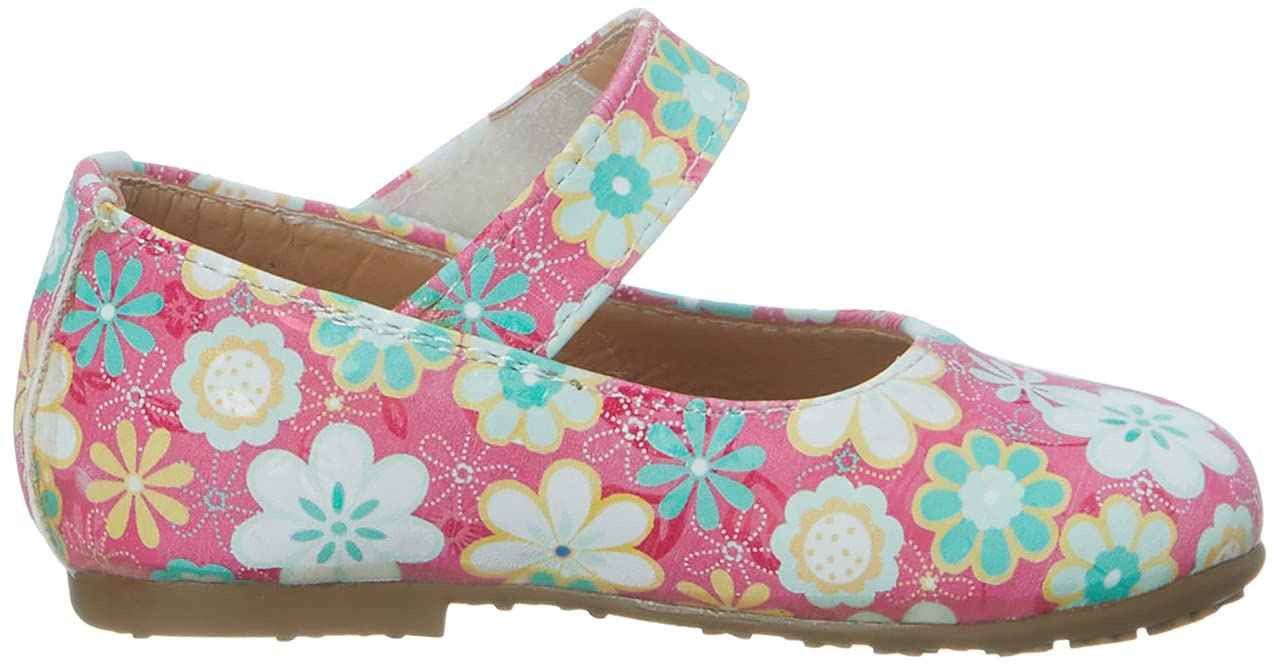Skippy Flower Print Velcro Closure Mary Jane Shoes for Girls