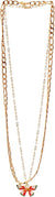 Rustomart Gold Butterfly Necklace Set Handmade Multicolor Model 4922111824004