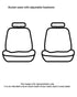 Covercraft Carhartt SeatSaver Custom Seat Covers | SSC2509CAGY | 1st Row Bucket Seats | Compatible with Select Toyota Models,