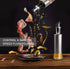 Baskety 500ml Glass Oil Dispenser with Stainless Steel Lid Leakproof Clear