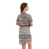 Elegant Womens Night shirt half sleeves Pajama Set