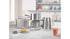 Braun PurShine KF1505 WH, Coffee Machine with Filter, 1.2L, Stainless Steel, up to 10 Cups, OptiBrew System, Anti-drip Function, Swivel Filter, Automatic Shutdown, 1000W, Silver