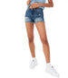 Aeropostale Ripped Whiskered Raw-Hem Casual Denim Shorts for Women - Safqqa Egypt