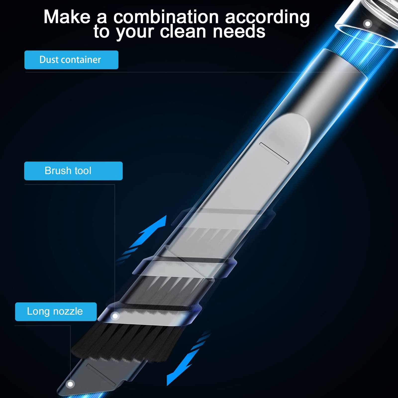 Generic Cordless Handheld Vacuum Cleaner for Car Cleaning - Safqqa Egypt