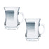 Dimlaj High-quality Glass Tea Set, Printed With Colors, 2 pieces