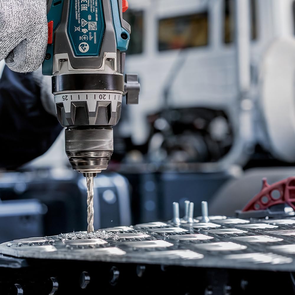 Bosch Pack Of 4 Pro Hss-G Ground Metal Drill-Silver