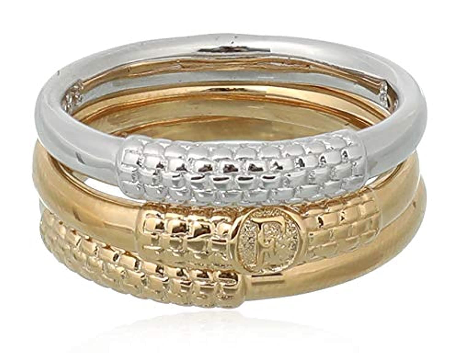 Ferre Milano Ring For Women, Gold- Silver