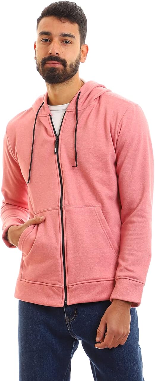 Andora mens Cotton Full Zipper With Front Pockets Sweatshirt