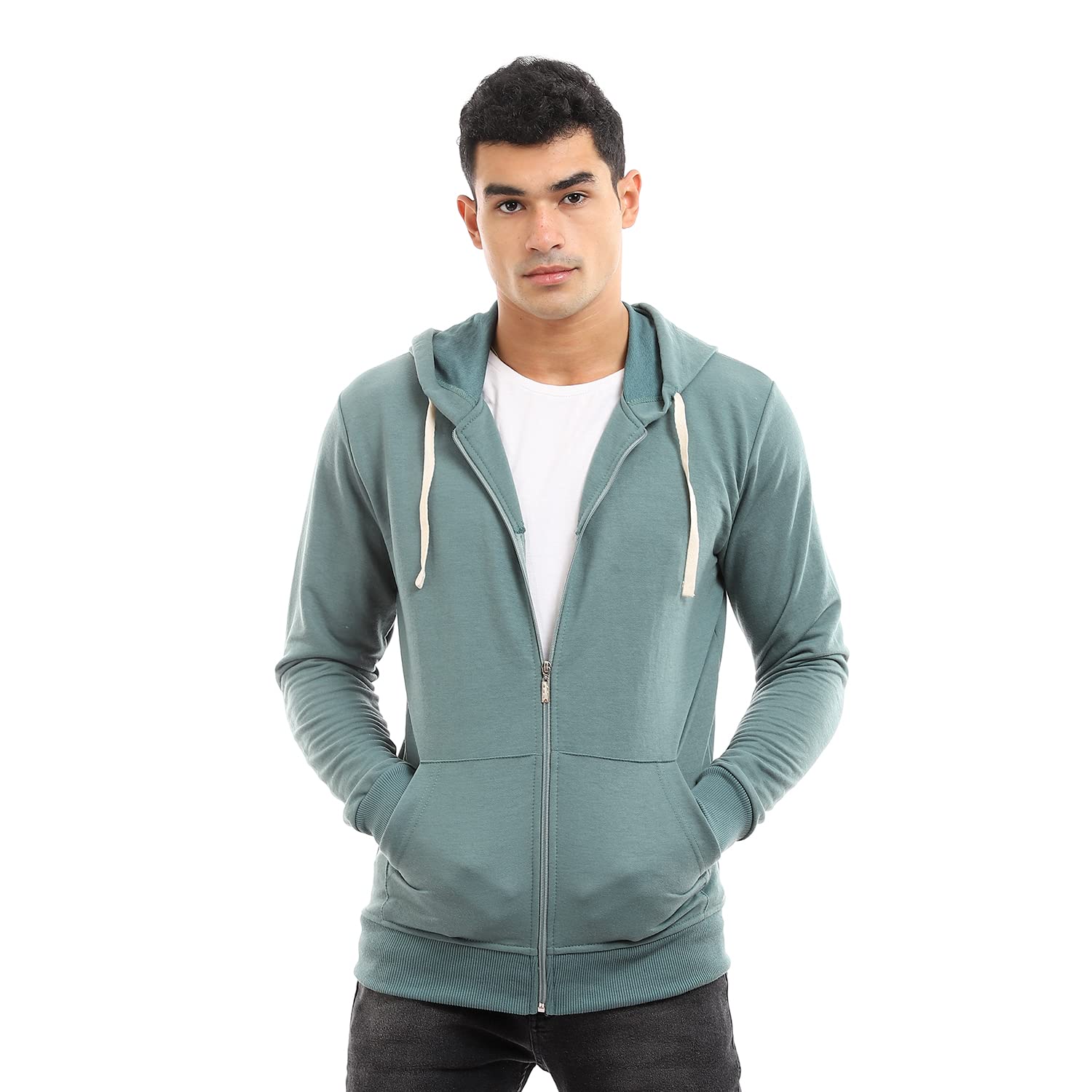 Off Cliff Long Sleeves Zipper Jacket For Men,Easy to care for and built to last.