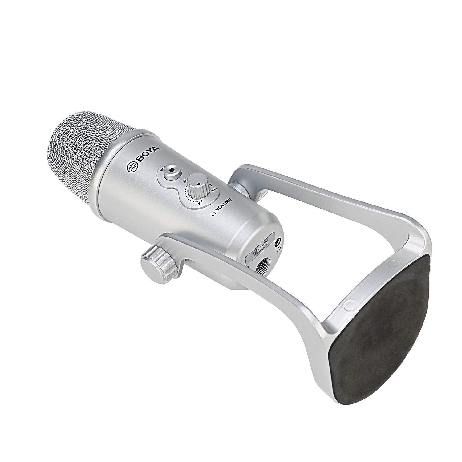 ميكروفون من BOYA للكمبيوتر هو جهاز صوتي عالي الجودة مصمم لتسجيل صوت واضح واحترافي