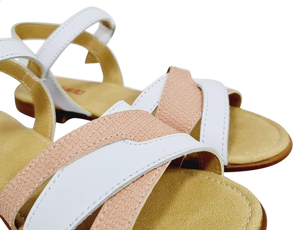 Summer Slingback Buckle Closure Flat Sandals for Girls - Safqqa Egypt
