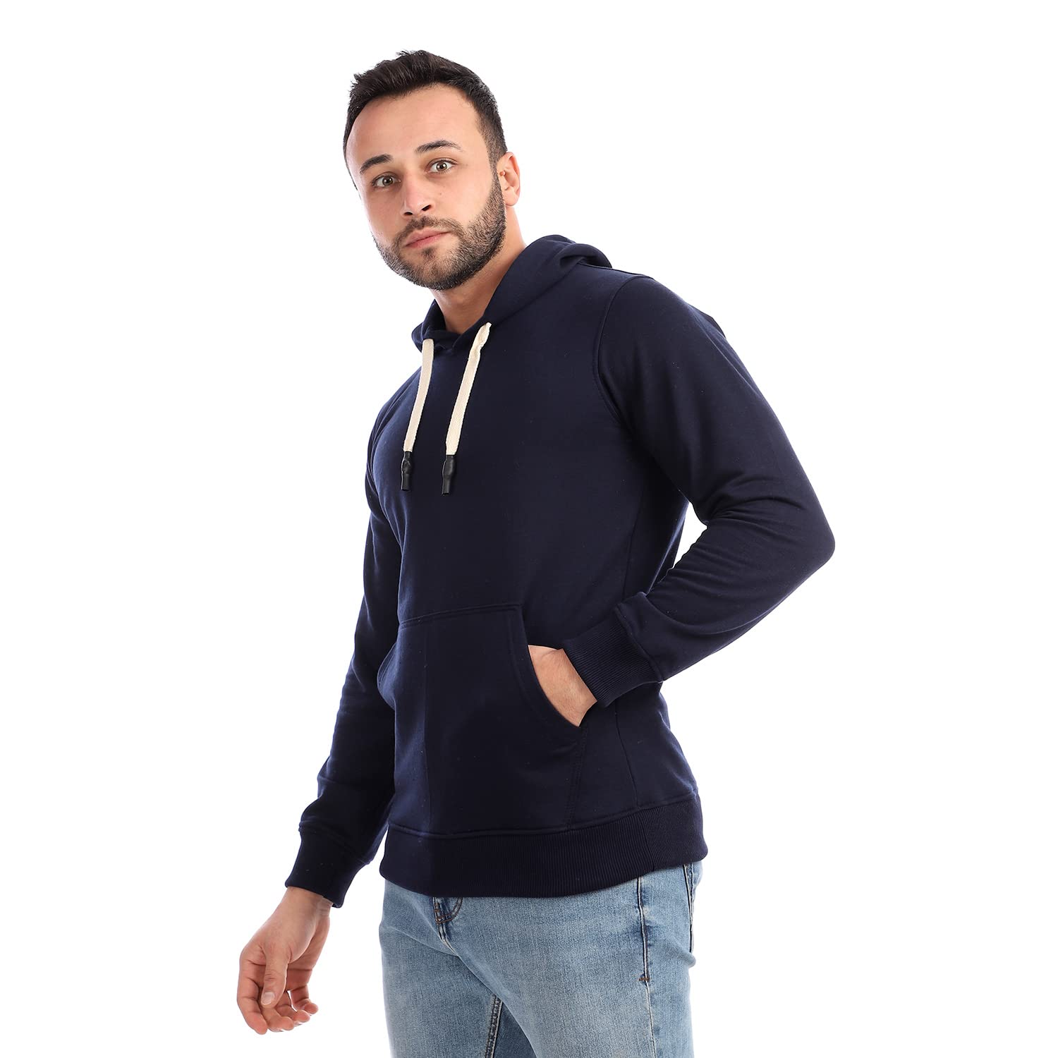 Andora Kangroo Pocket Slip On Plain Hoodie For Men,Simple, plain style that pairs well with any casual outfit.