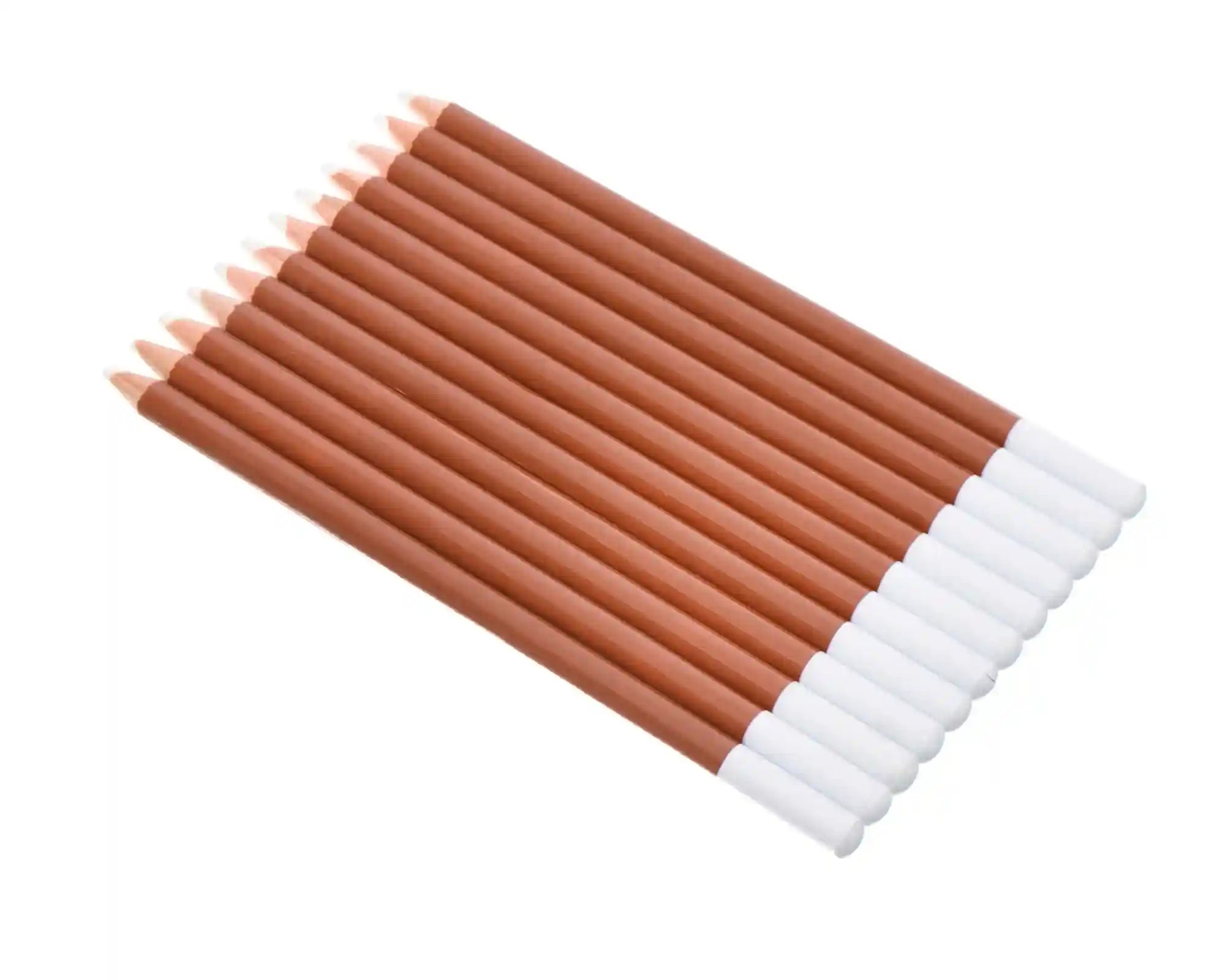 Keep Smiling TB-1070W_HS-13 Set Of 12 Pieces Of White Charcoal Pencils Suitable For classroom, Homes - Safqqa Egypt