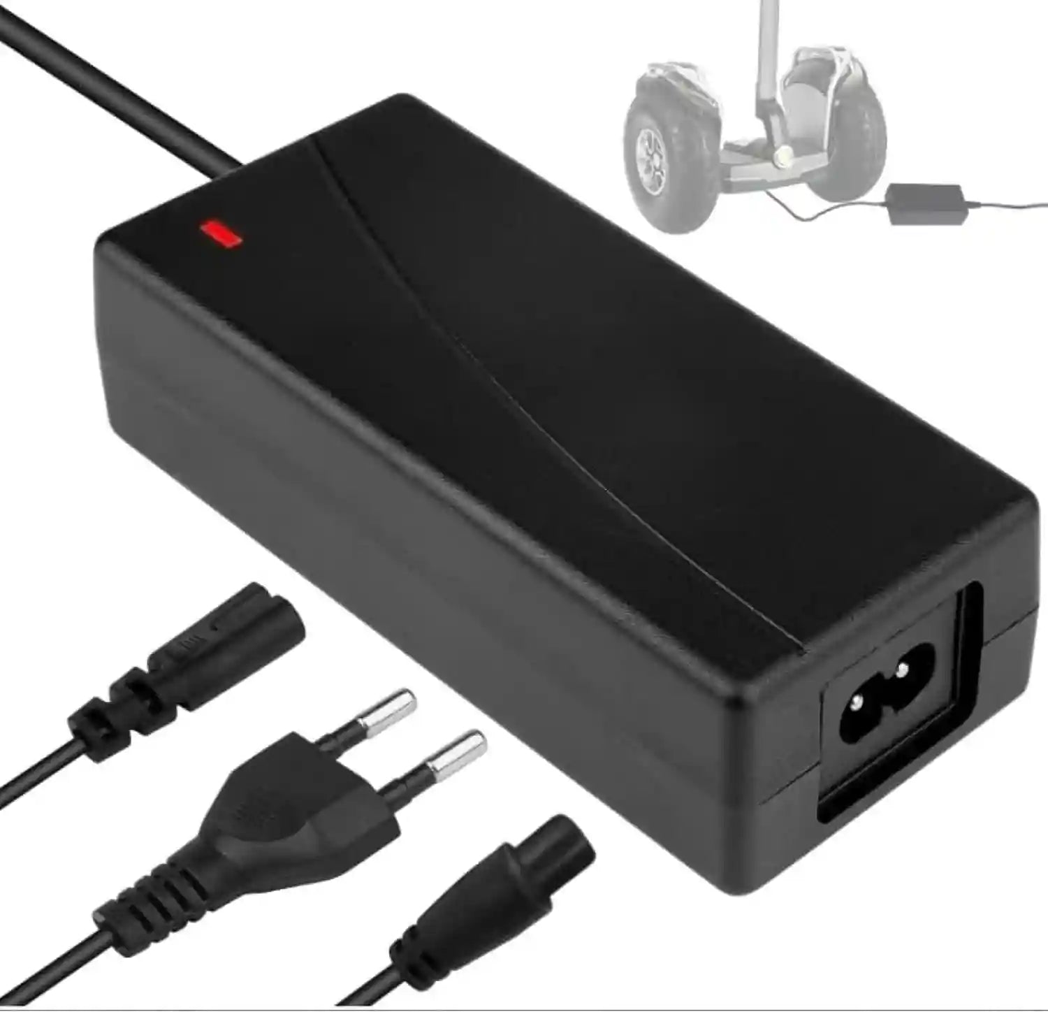 Rhitchy hoverboard charging cable, 42V 2A charger for scooter, e-scooter charger battery charging cable for electric scooter - Safqqa Egypt