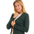 JAMILA Women Basic Plain Open Neckline Cardigan SWEATER