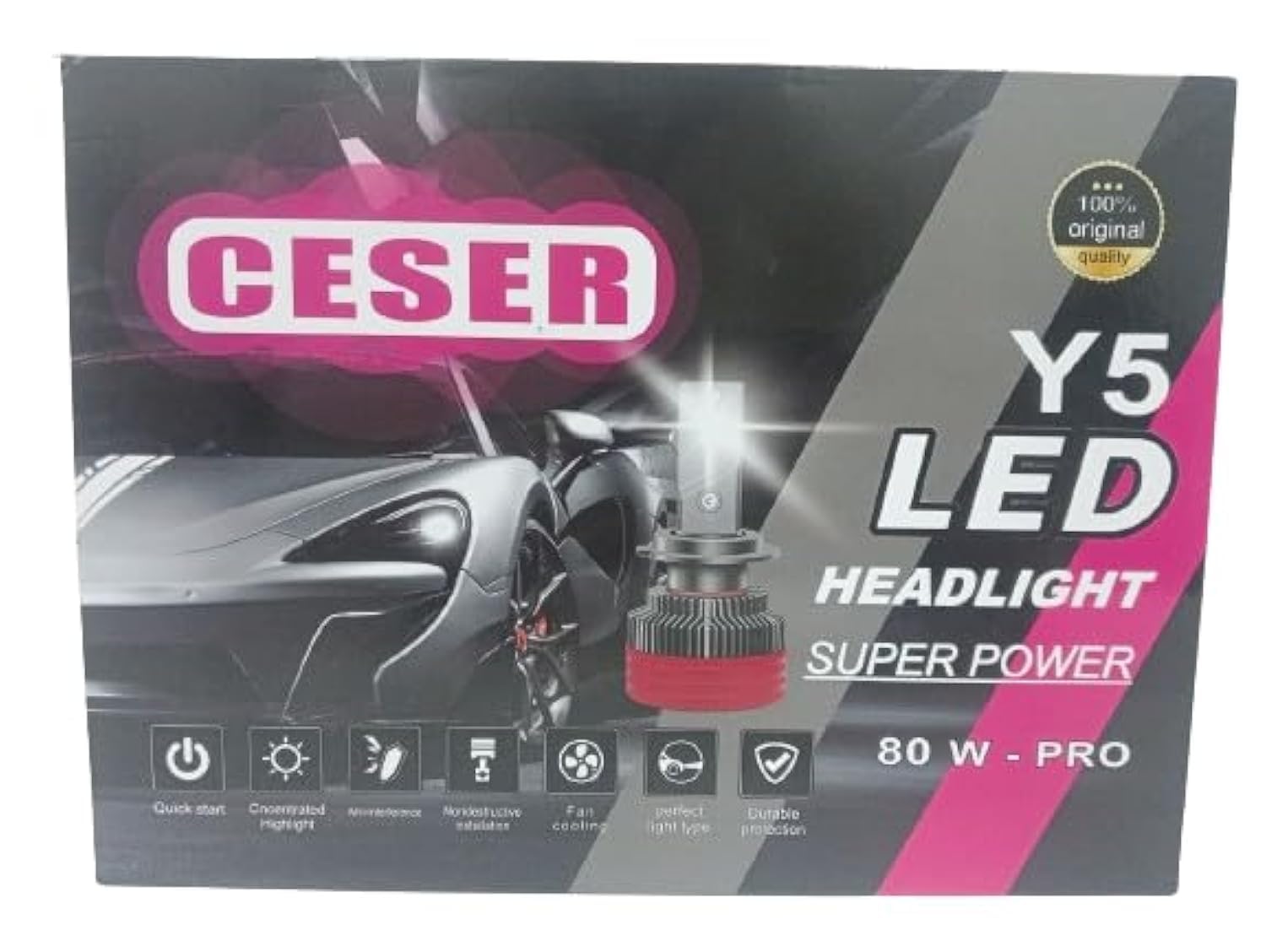 مصباح أمامي CESAR LED  – إضاءة قوية للسيارات