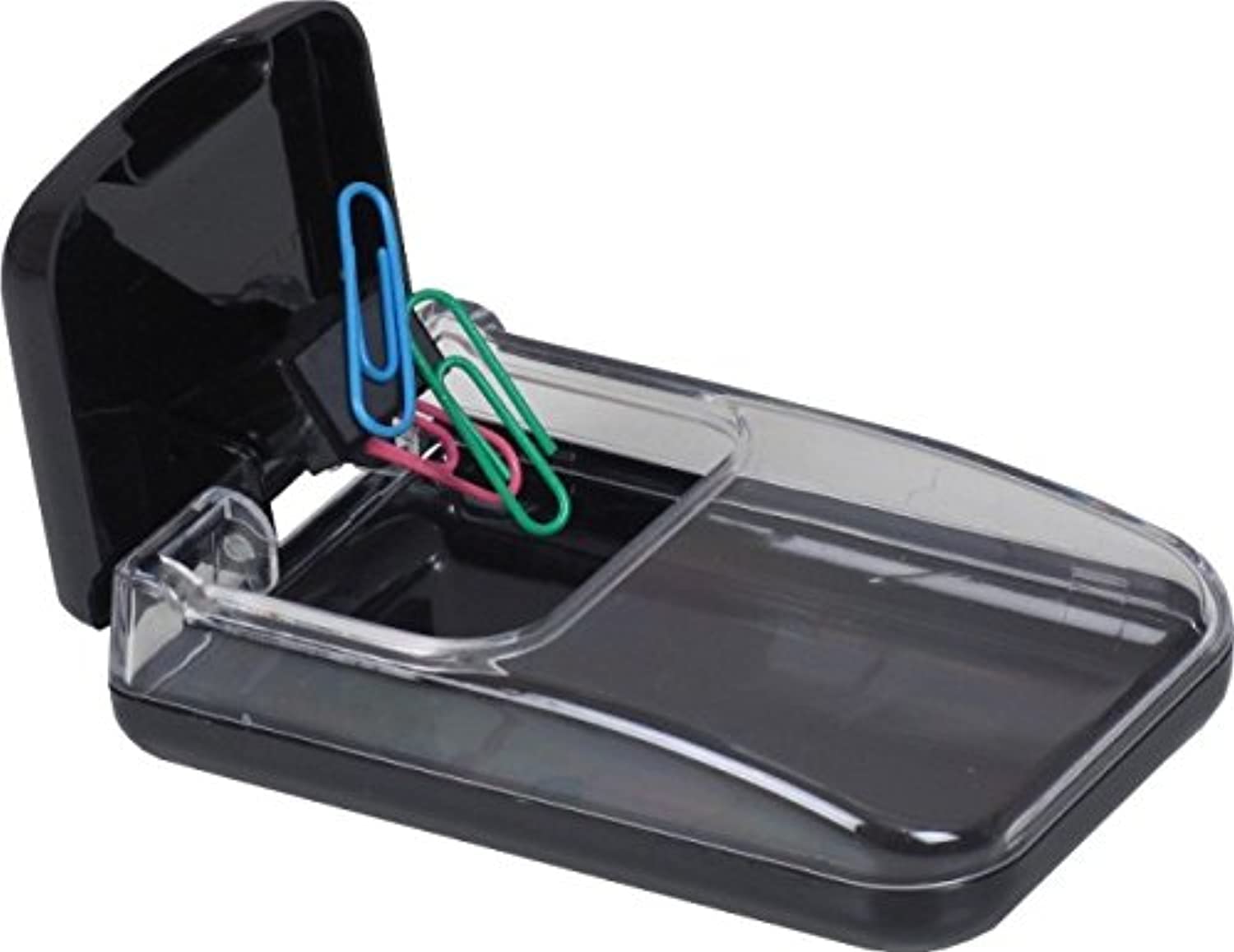 حامل مشابك ورق من ديلي مصمم للحفاظ على مكتبك أو مساحة العمل المنزلية مرتبة ومنظمة. مصنوع من خامات متينة لتأمين المشابك مع سهولة الوصول إليها للاستخدام اليومي.