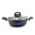 Celar Aluminum Blue Casserole, 20 cm Diameter, Non-stick, Induction + Gas Stove, Made In Portugal