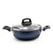 Celar Aluminum Blue Casserole, 16 cm Diameter, Non-stick, Induction + Gas Stove, Made In Portugal
