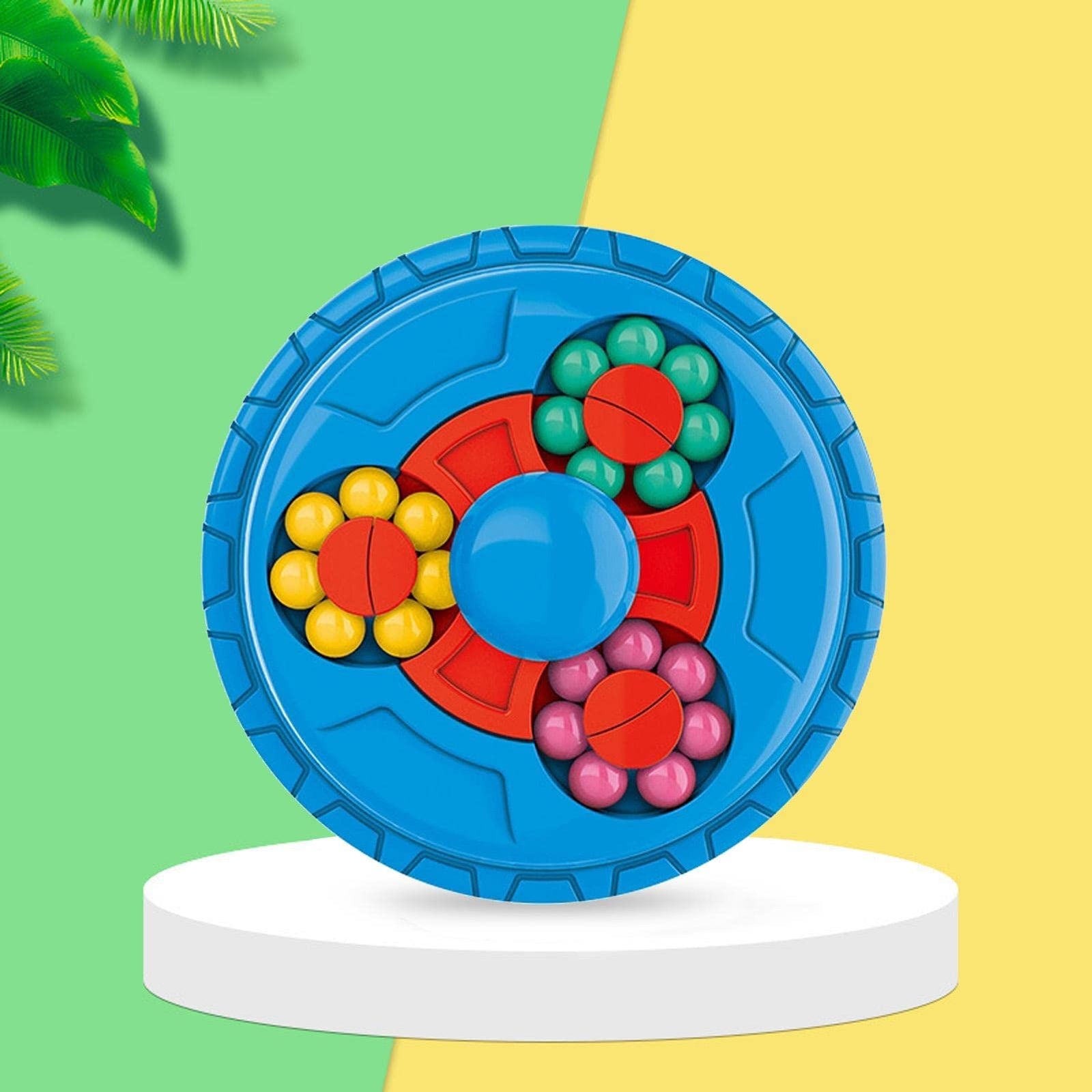 لعبة بازل ماجيك بين من باهيلز، جيروسكوب مكعب حبوب سحري مبتكر دوار، ألعاب بأطراف أصابع للأولاد والبنات بعمر 7 سنوات، لعيد الميلاد والكريسماس، لنمو مرح للأطفال