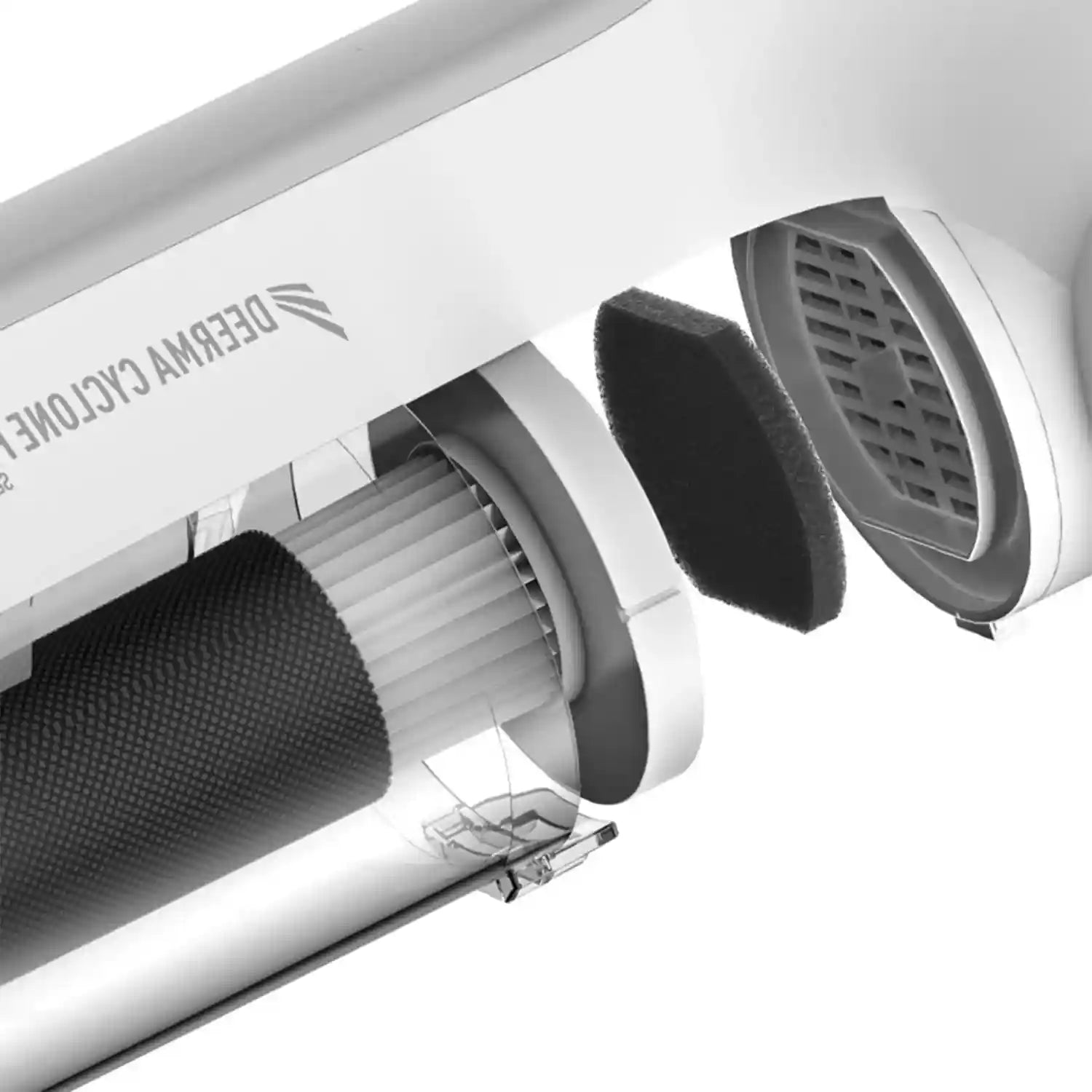 Deerma DX700 2-in-1 Vacuum Cleaner – 600W, 15kPa Suction, Handheld & Upright, 0.8L Dust Box, Low Noise, Triple Filtration - Safqqa Egypt