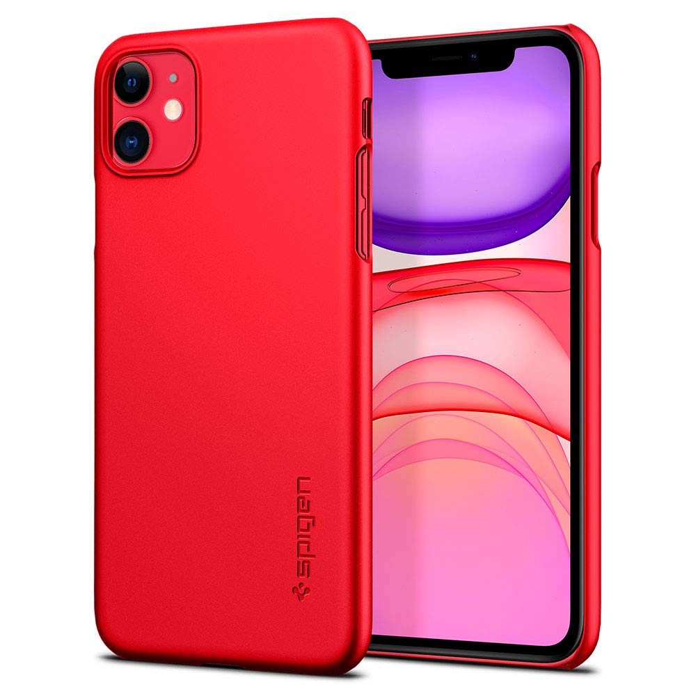 Spigen Thin Fit designed for iPhone 11 case cover - Red