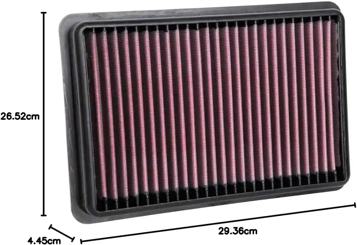  فلتر الهواء البديل من K&N ليمنح سيارات كيا وهيونداي أداءً أفضل من خلال تحسين تدفق الهواء وزيادة كفاءة المحرك مع متانة عالية تدوم طويلًا.