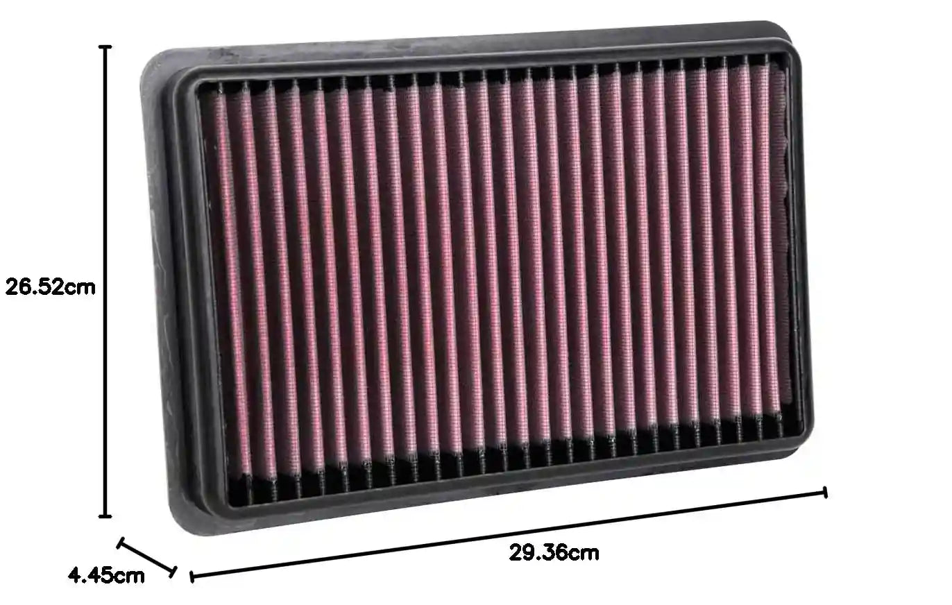  فلتر الهواء البديل من K&N ليمنح سيارات كيا وهيونداي أداءً أفضل من خلال تحسين تدفق الهواء وزيادة كفاءة المحرك مع متانة عالية تدوم طويلًا.