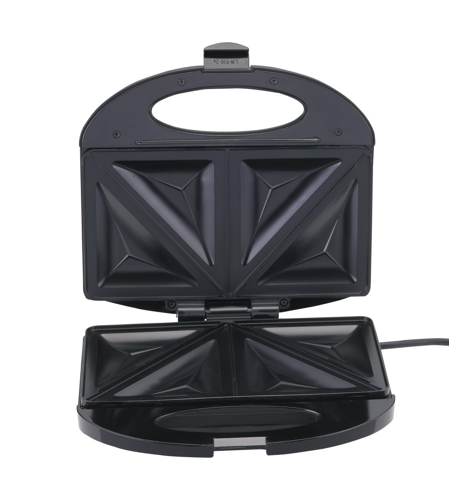 Black & Decker 600W 2 Slice Non-Stick Sandwich Maker Black TS1000-B5