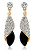 Shining Diva Fashion 18k Gold Plated Crystal Earrings For Women