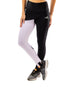 Magma Half Black Half White Leggings for Women