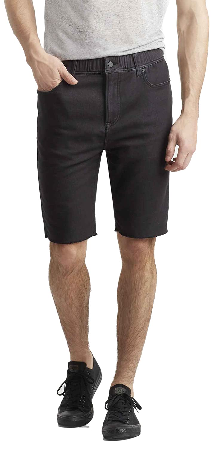 AEROPOSTALE Elastic Waist Raw Hem Flat Front Shorts for Men