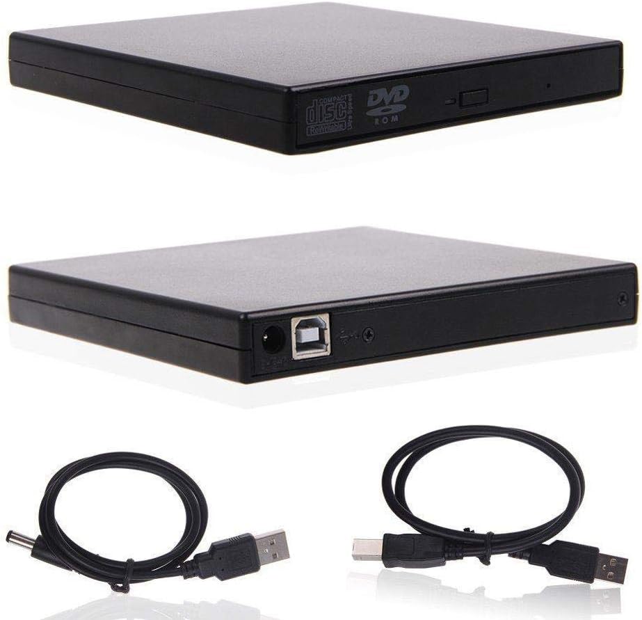 USB 2.0 External DVD ROM Combo Drive CD-RW Burner Player Reader For Laptop MAC