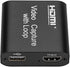 HDMI Video Capture Device With Loop Out Video Capture Card, HDMI Game Capture HDMI To USB For Game Record Live Streaming Broadcast