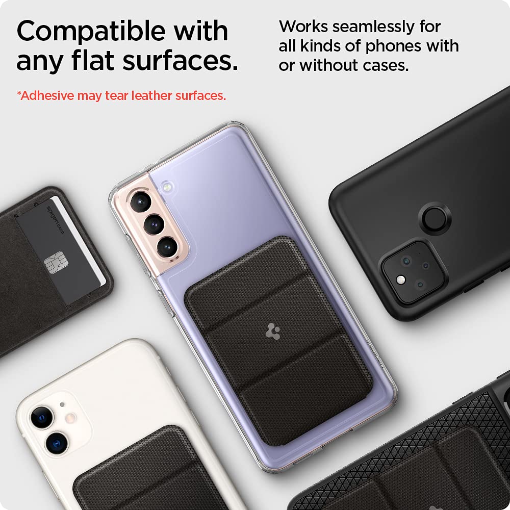 Spigen Practical Phone Holder – Card Pocket & Foldable Stand