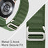Generic YILED Loop Nylon Bands 20mm 22mm Quick Release Watch Strap, Sport Nylon Solo Loop Rugged Replacement Strap for Women Men (22mm, Black+Dark Green) - Safqqa Egypt